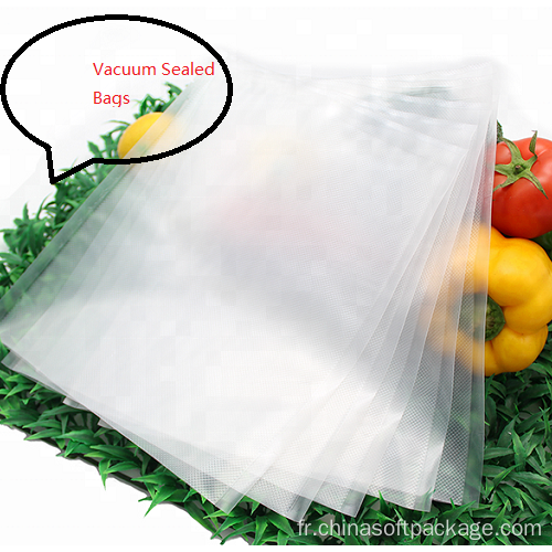 Sac scellé sous vide transparent pour l&#39;emballage des noix